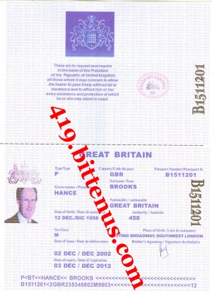 BRITISH PASSPORT